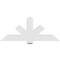 Ekena Millwork Kennewick Architectural Grade PVC Gable Bracket, 60"W x 25"H x 4"D x 6"F, 10/12 Pitch GBP060X25X0406KEN00 - alternate 2